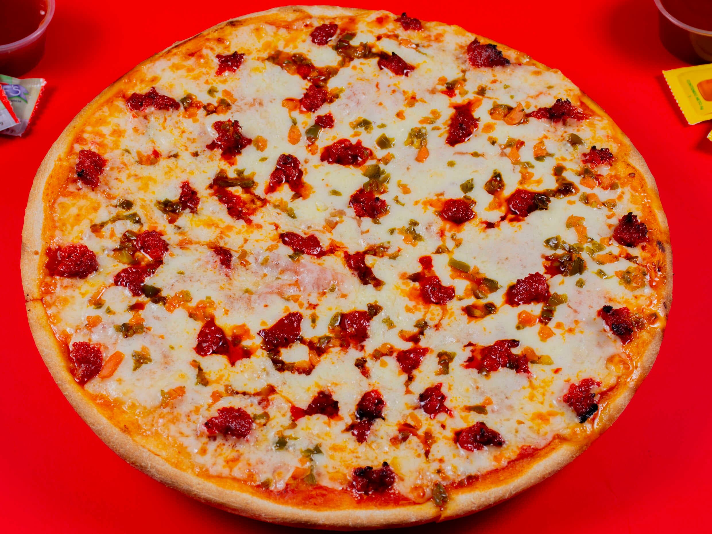 PIZZA MEXICANA + PAPAS A LA FRANCESA