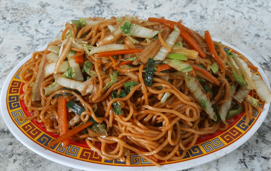 Lo mein vegetariano