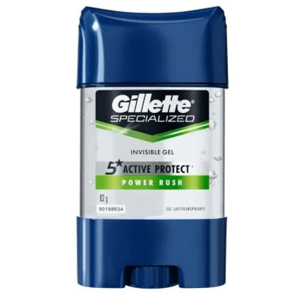 Gillette Specialized Invisible Gel Power Rush Gel 82 grs