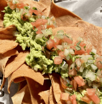 Nachos con Guacamole