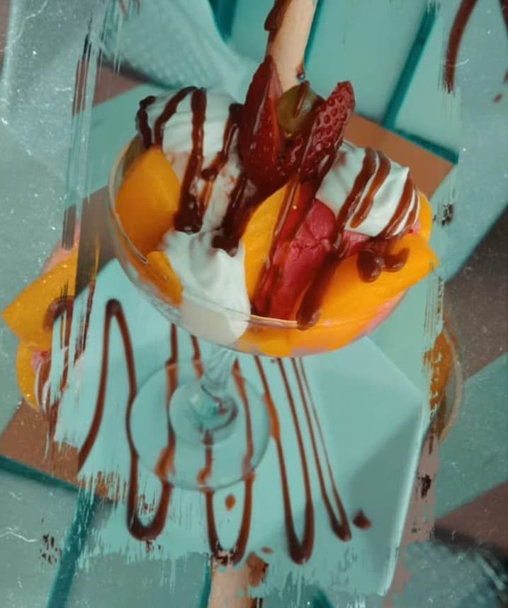 Durazno y Helado