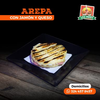 Arepa Jamón y Queso