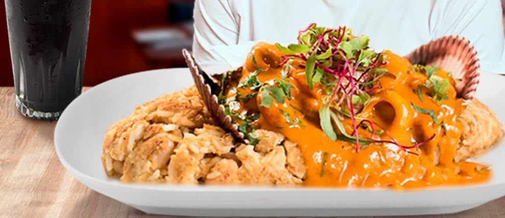 Tacu Tacu con Mariscos