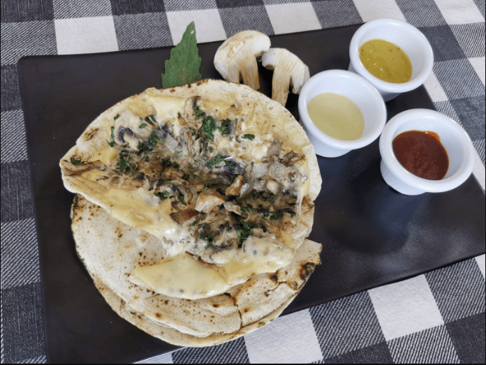 Quesadilla con Champiñones
