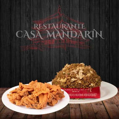 Arroz Chino Grande y un Pollo Entero