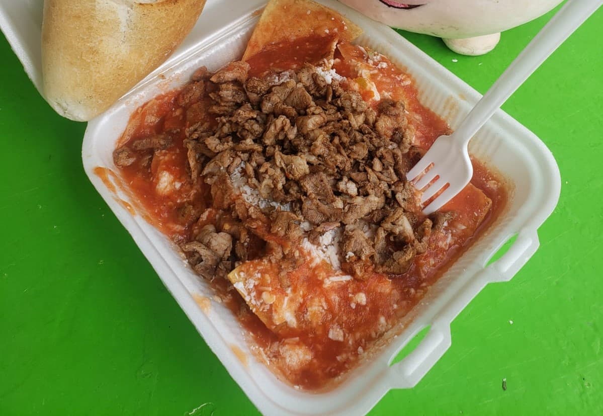 Chilaquiles con Carne