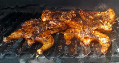 1/2 Pollo asado o carbón