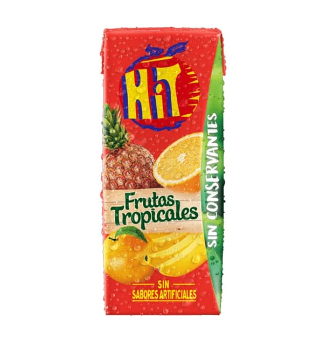 Hit Refresco cajita 200 ml sabor a Frutas Tropical