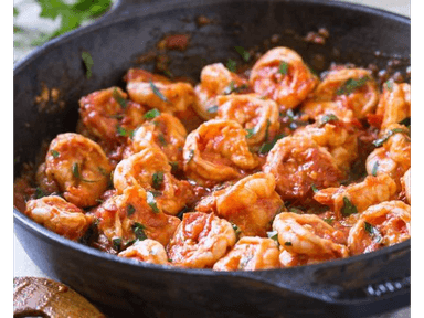 Camarones Hot Garlic Sauce con arroz GRATIS