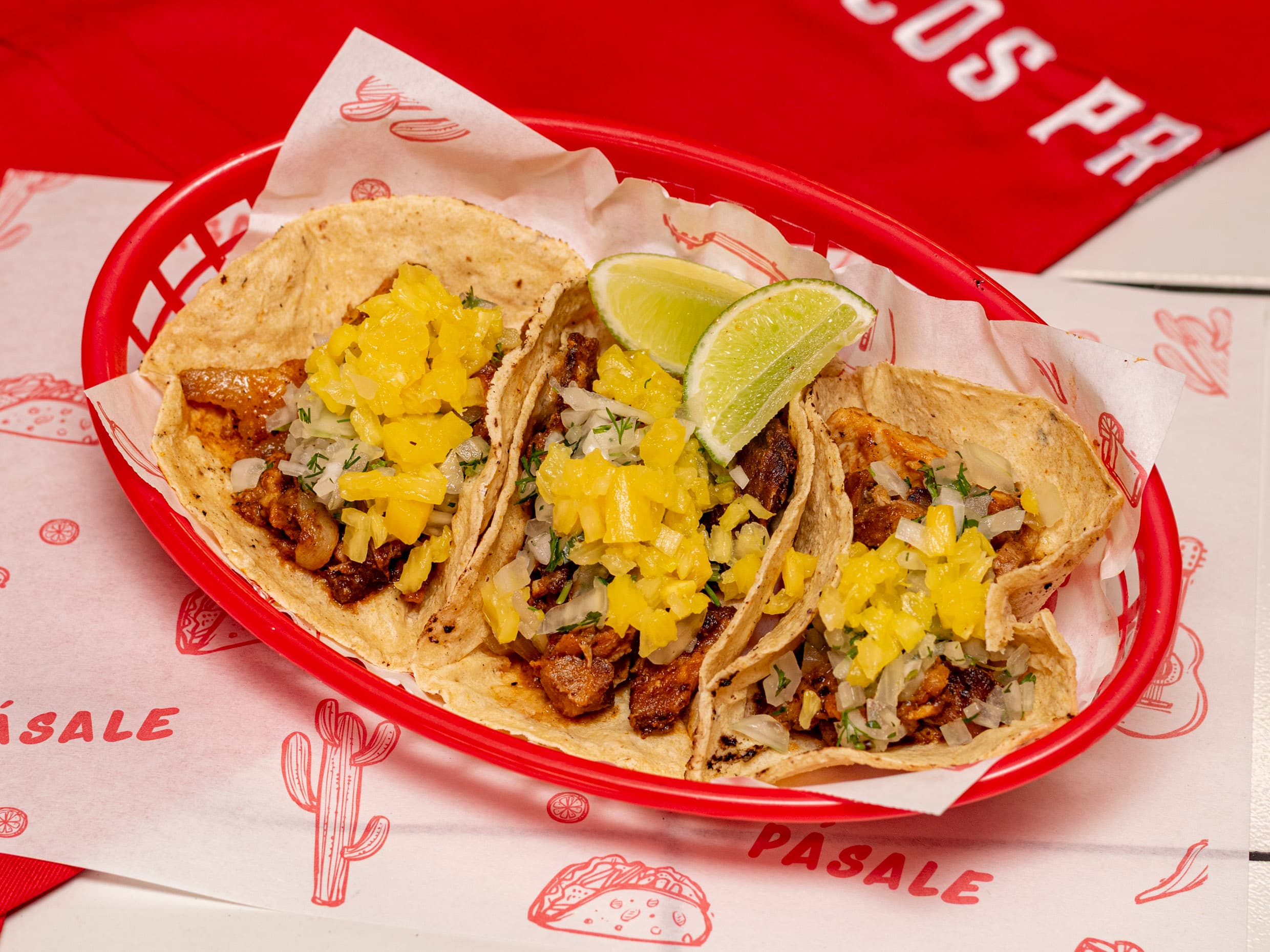 Tacos al Pastor x 3