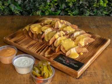 Papas Sazonadas con Queso.