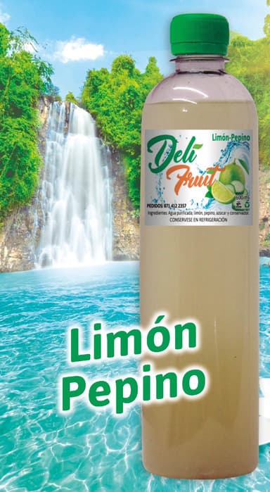 Agua Fresca de Limón-Pepino