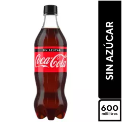 Coca Cola sin Azúcar 600 ml