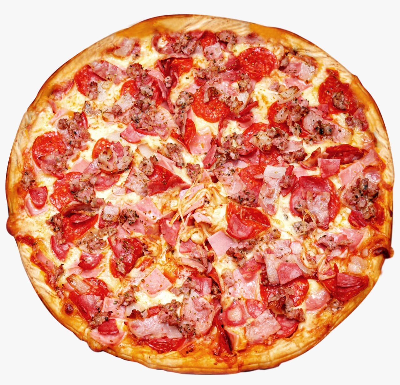 Pizza. Carnés
