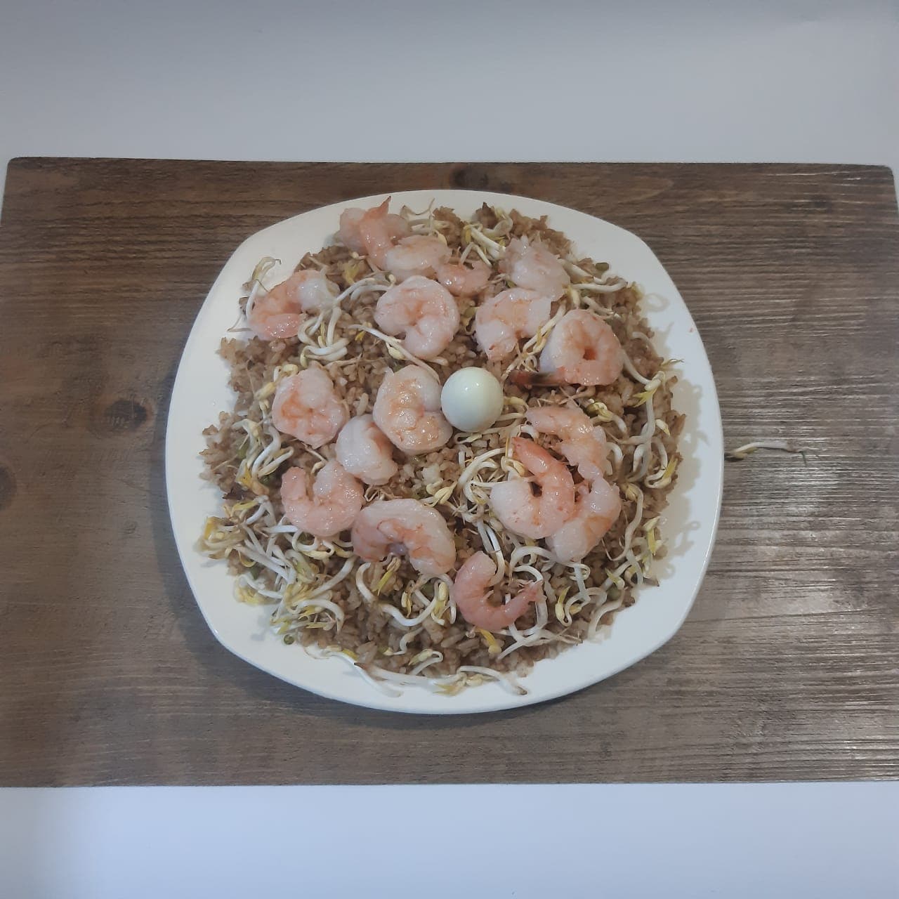 Arroz Chino con Camarones 2 a 3 Personas