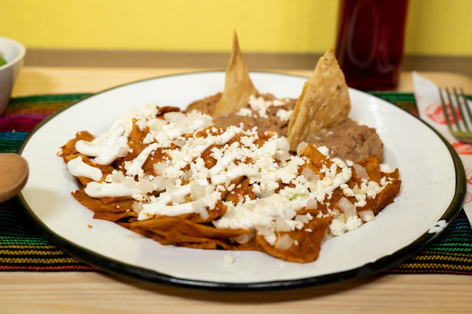 Chilaquiles con Pollo
