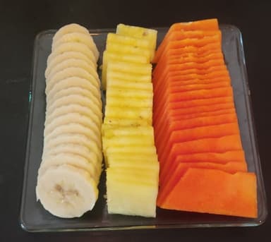 Plato de Frutas con yogurth