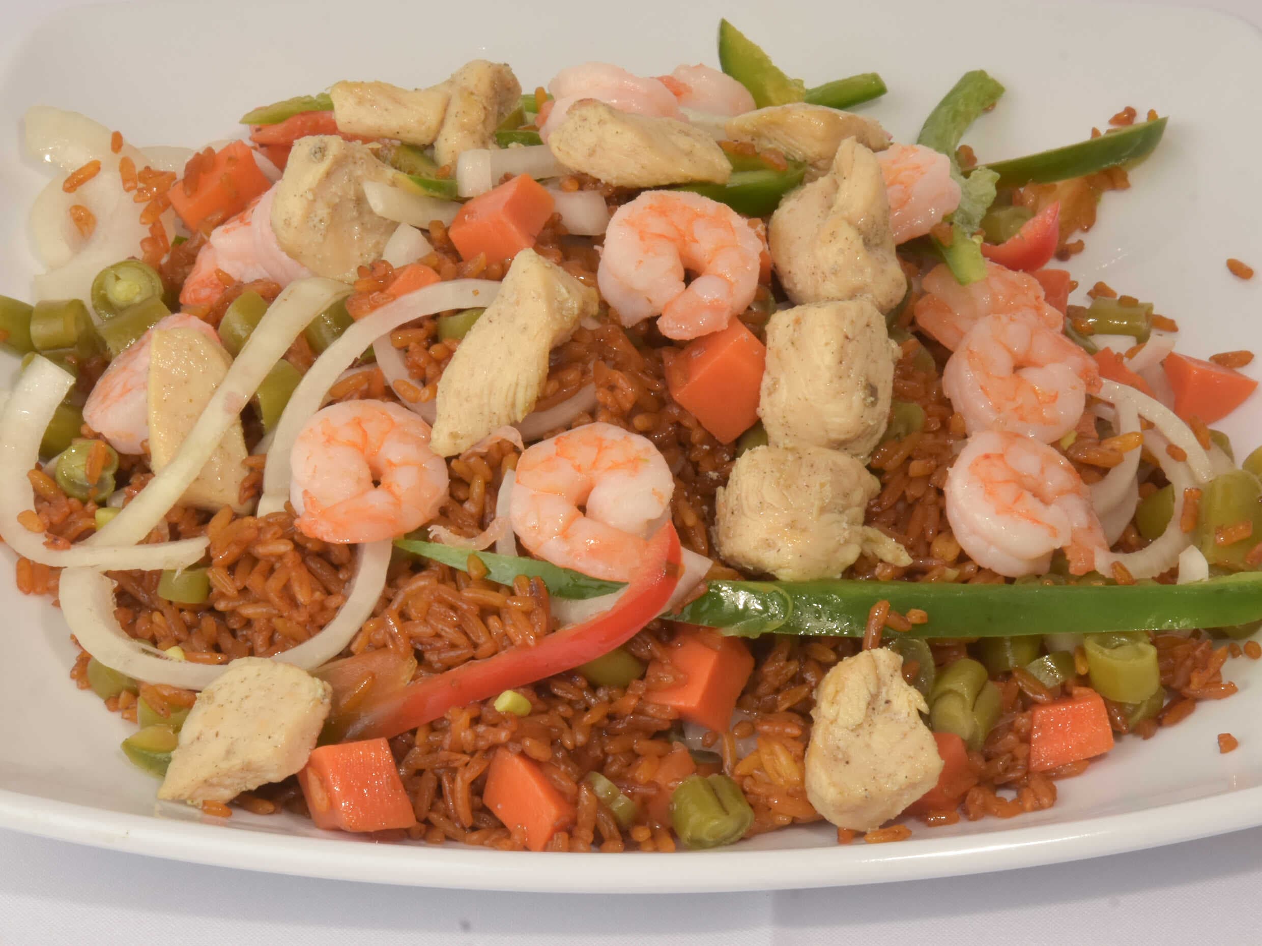 Arroz Pollo Camarón 6 Porciones