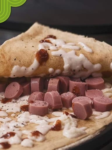 Crepa de Queso Philadelphia y Champiñón