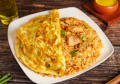 Chaufa con Tortilla