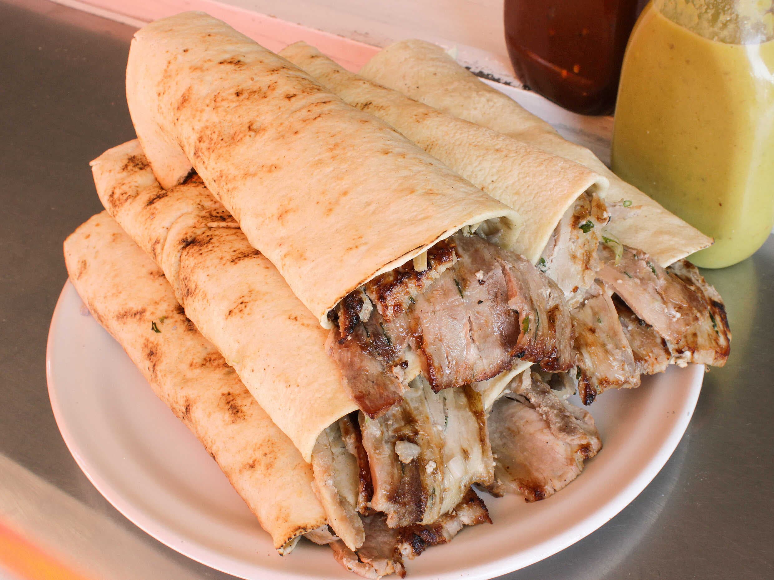 Taco Árabe con Carne Árabe