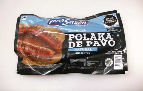 Salchicha Polaka Pavo Prosazón 400 Gr