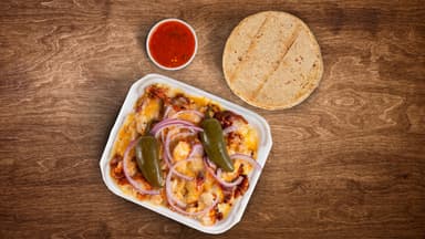 Papa gratinada + pollo (1-2 personas)