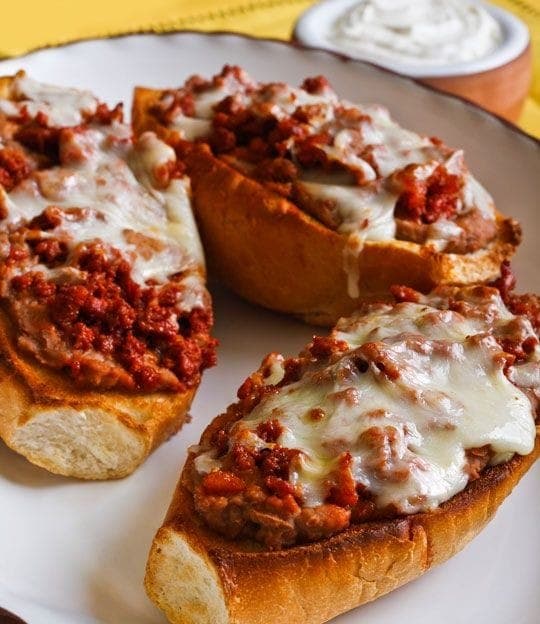 Mollete con Longaniza