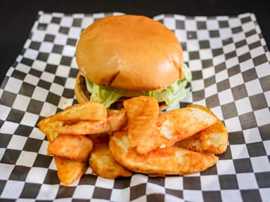 Hamburguesa Sencilla Con Papas