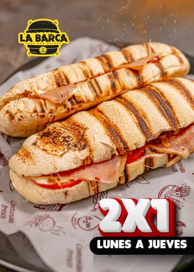 Combo 2x1 Sándwich Pollo + Papas (Lunes a Jueves)