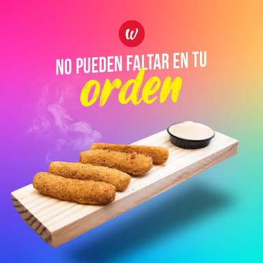 Dedos de Queso 8 Piezas