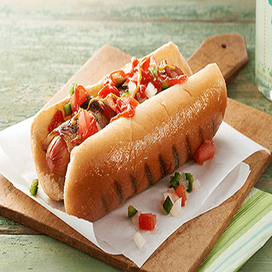 Hot Dog con Tocino