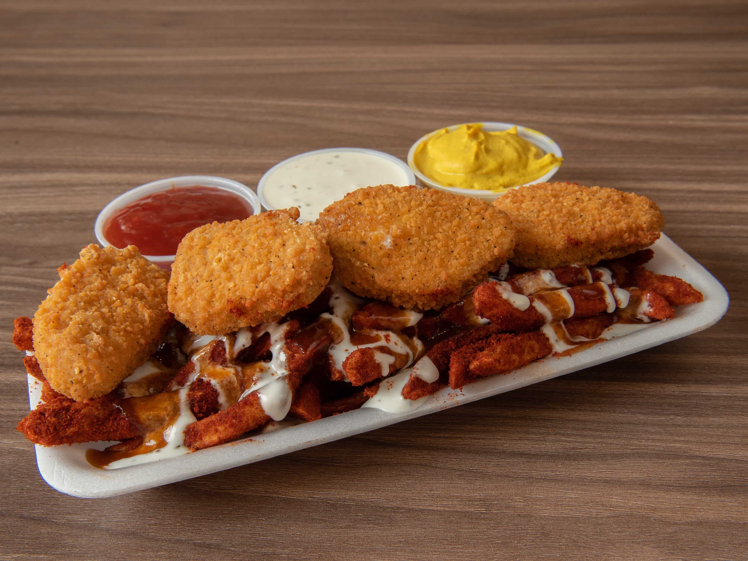 Nuggets con Papas