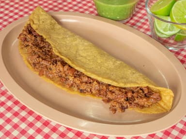 Quesadilla de Chicharrón Prensado