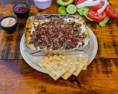 Papa Asada con Guiso