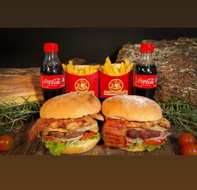 Combo-2 Hamburguesas Mixtas + 2 Gaseosas