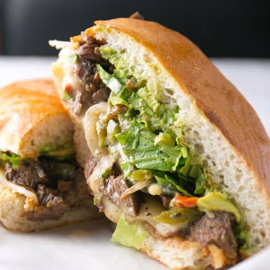 Torta de Arrachera