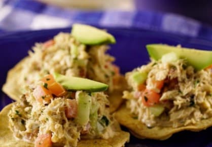 Tostada de Jaiba