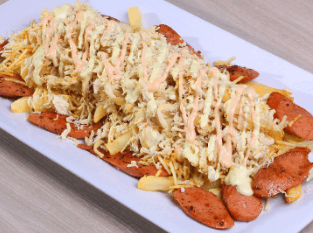 Salchipapa Pollo