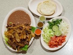 Carne de Bistek en Fajitas