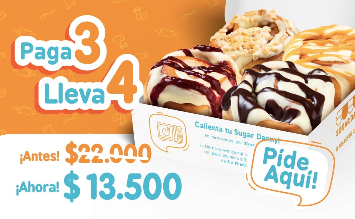 Cinnamon Rolls x 4 ¡Especial!