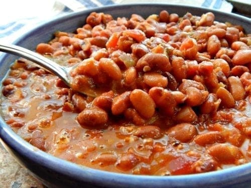 Frijoles plato