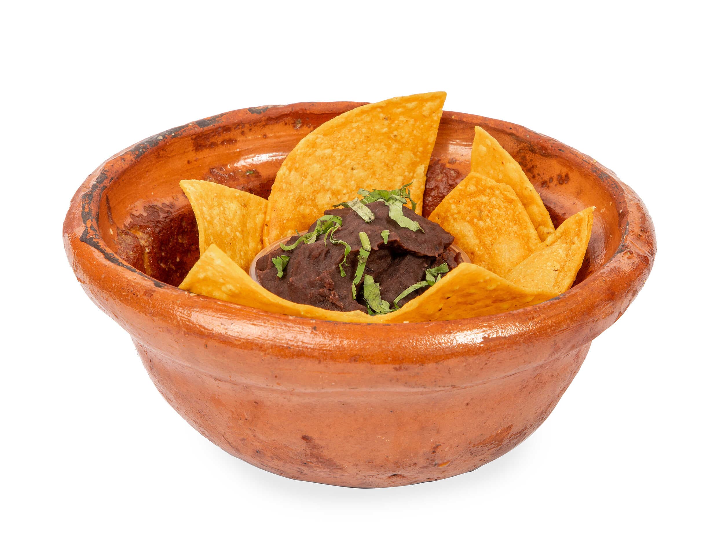 Totopos con Frijoles