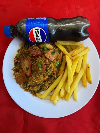 Orden Cantonés + Papas + Gaseosa 250ml