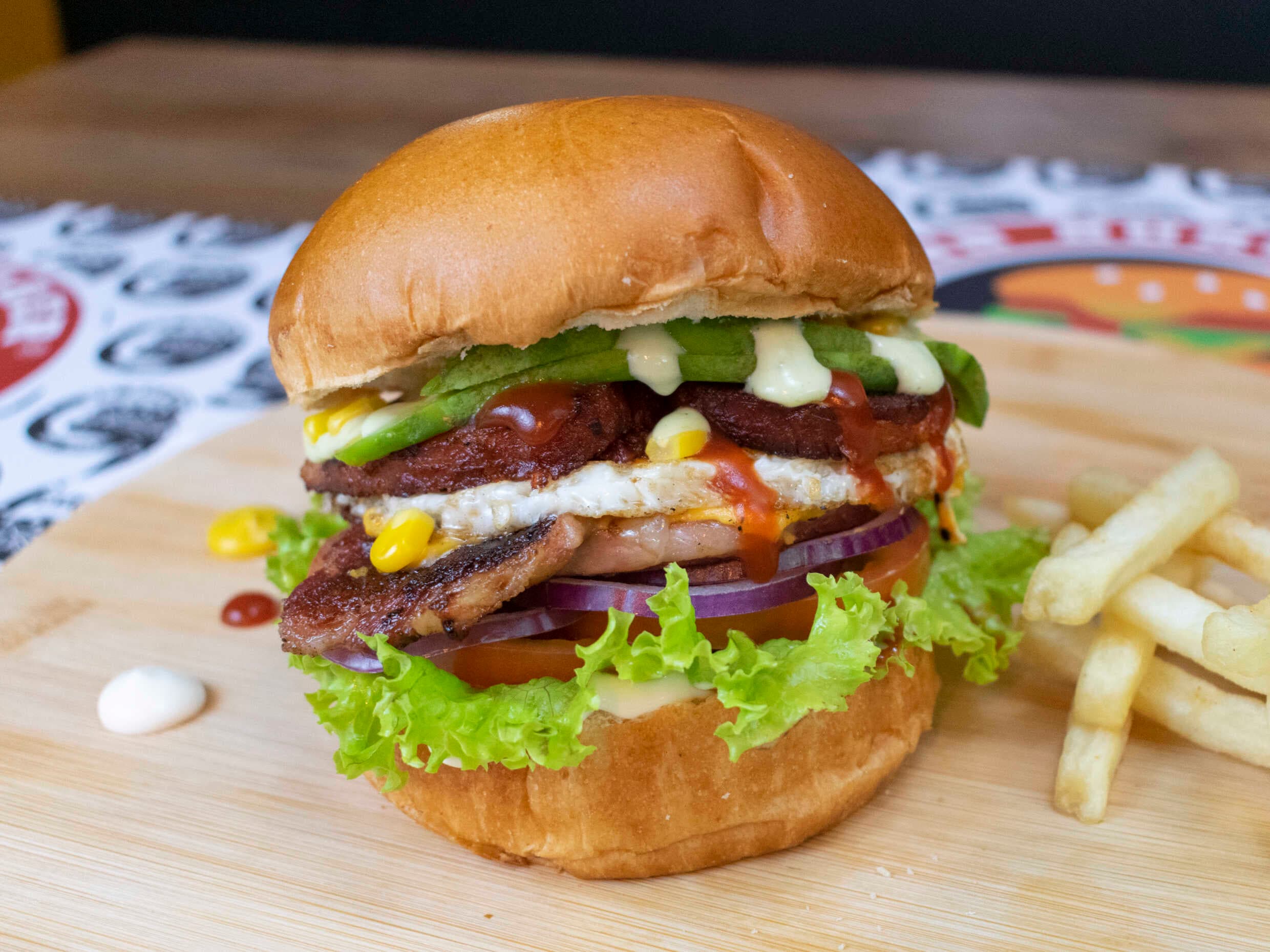 Hamburguesa Hot Pork