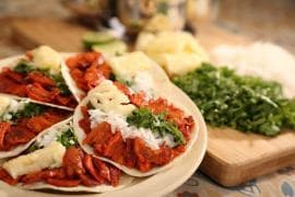 Taco de Pastor con T. Harina