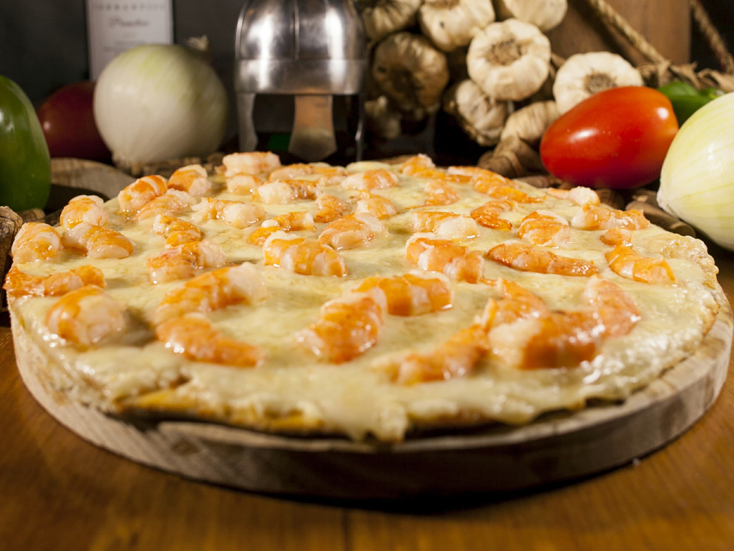 Pizza Camarón Chica