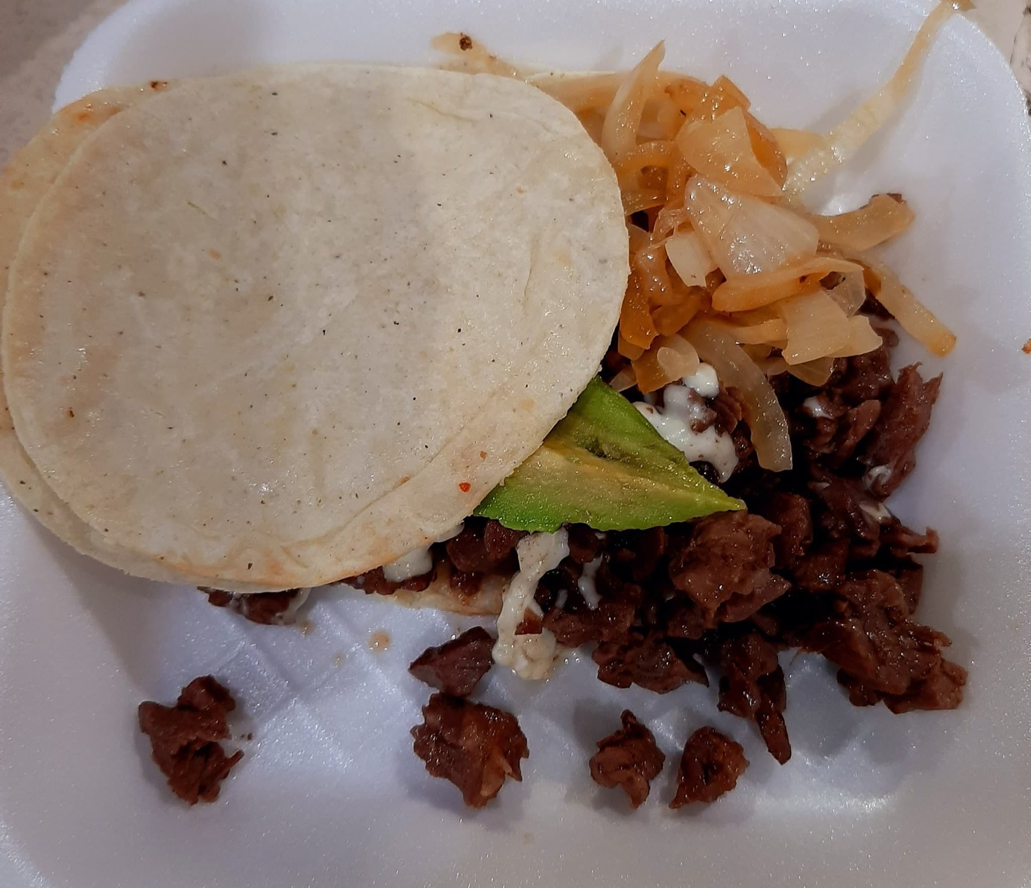 Taco de Bistec con Queso