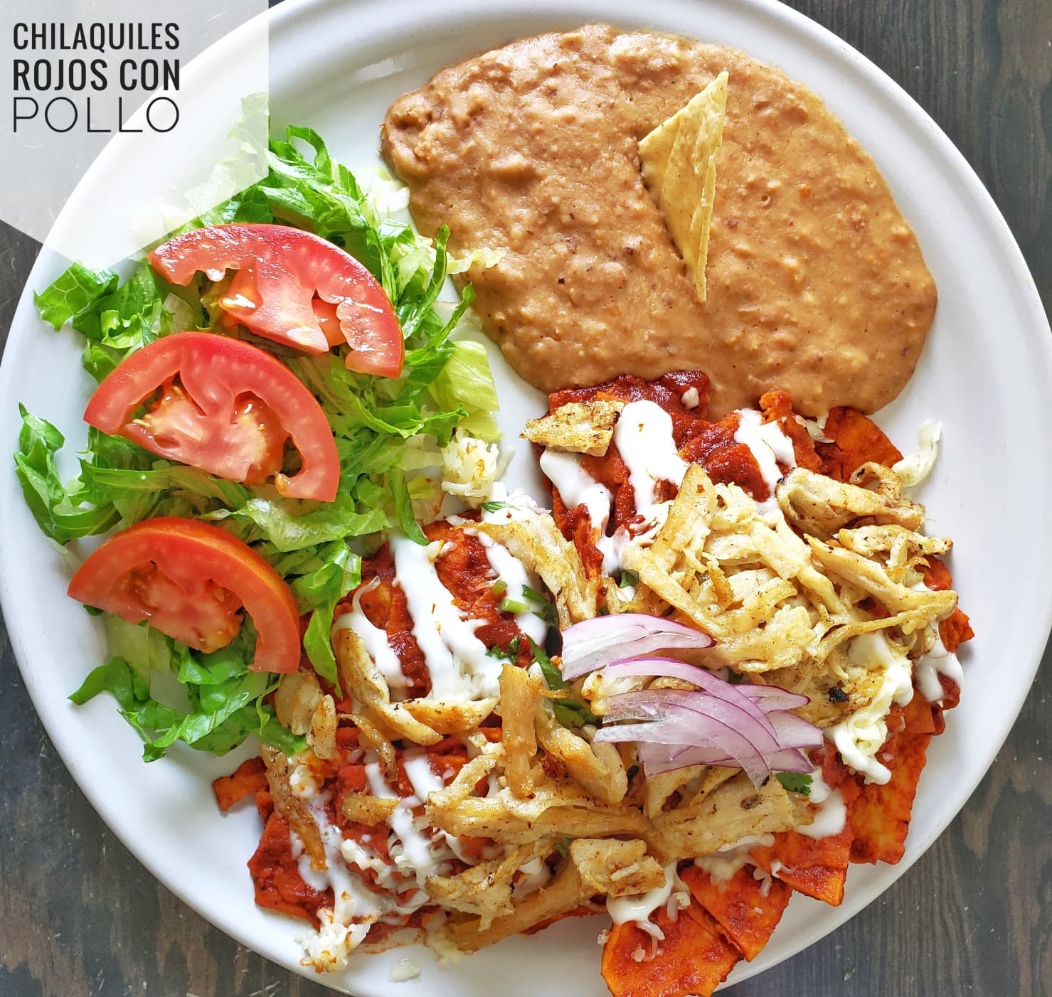 Chilaquiles con Pollo