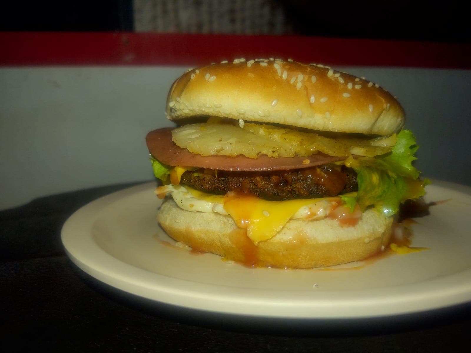 Hamburguesa Hawaiana